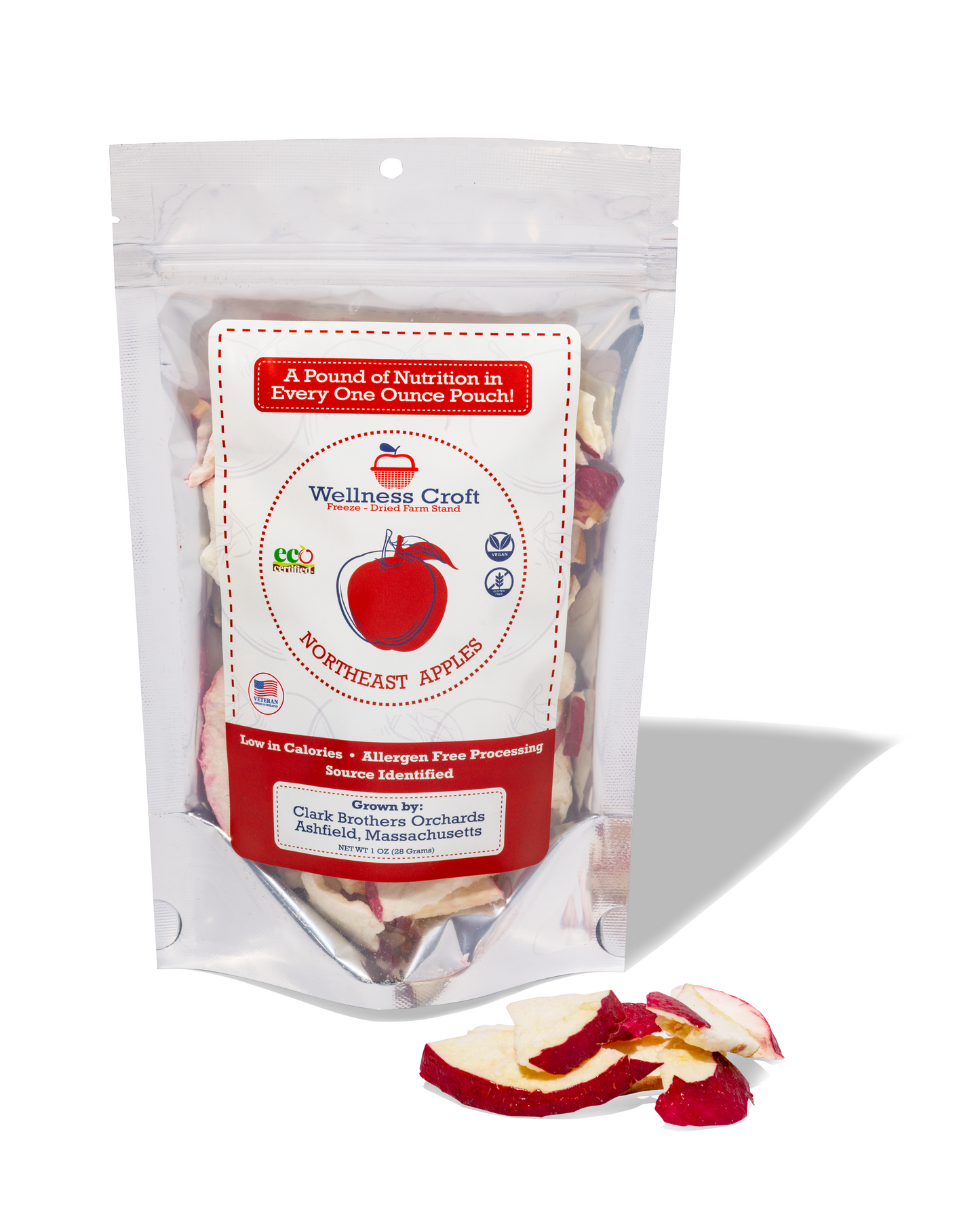 Freeze-Dried Apples Honeycrisp Variety