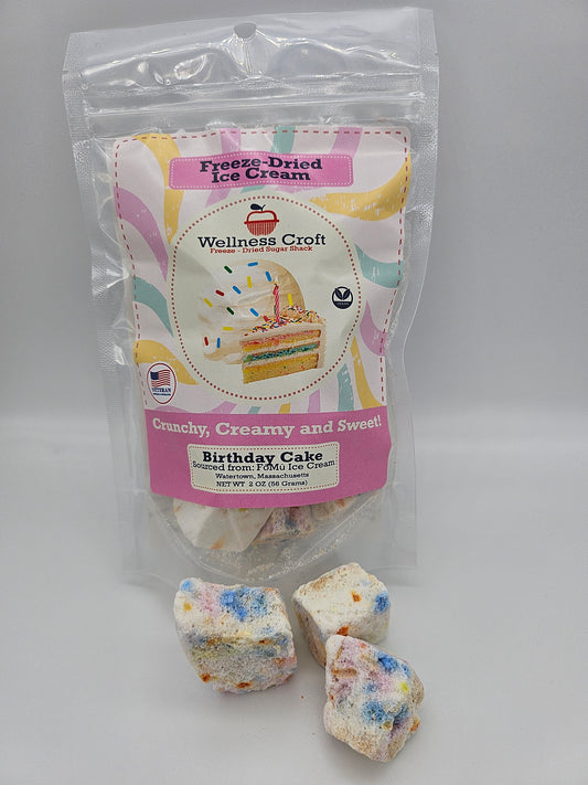 Freeze-Dried Plant Based Vegan Ice Cream | NEW FLAVOR!!! BIRTHDAY CAKE