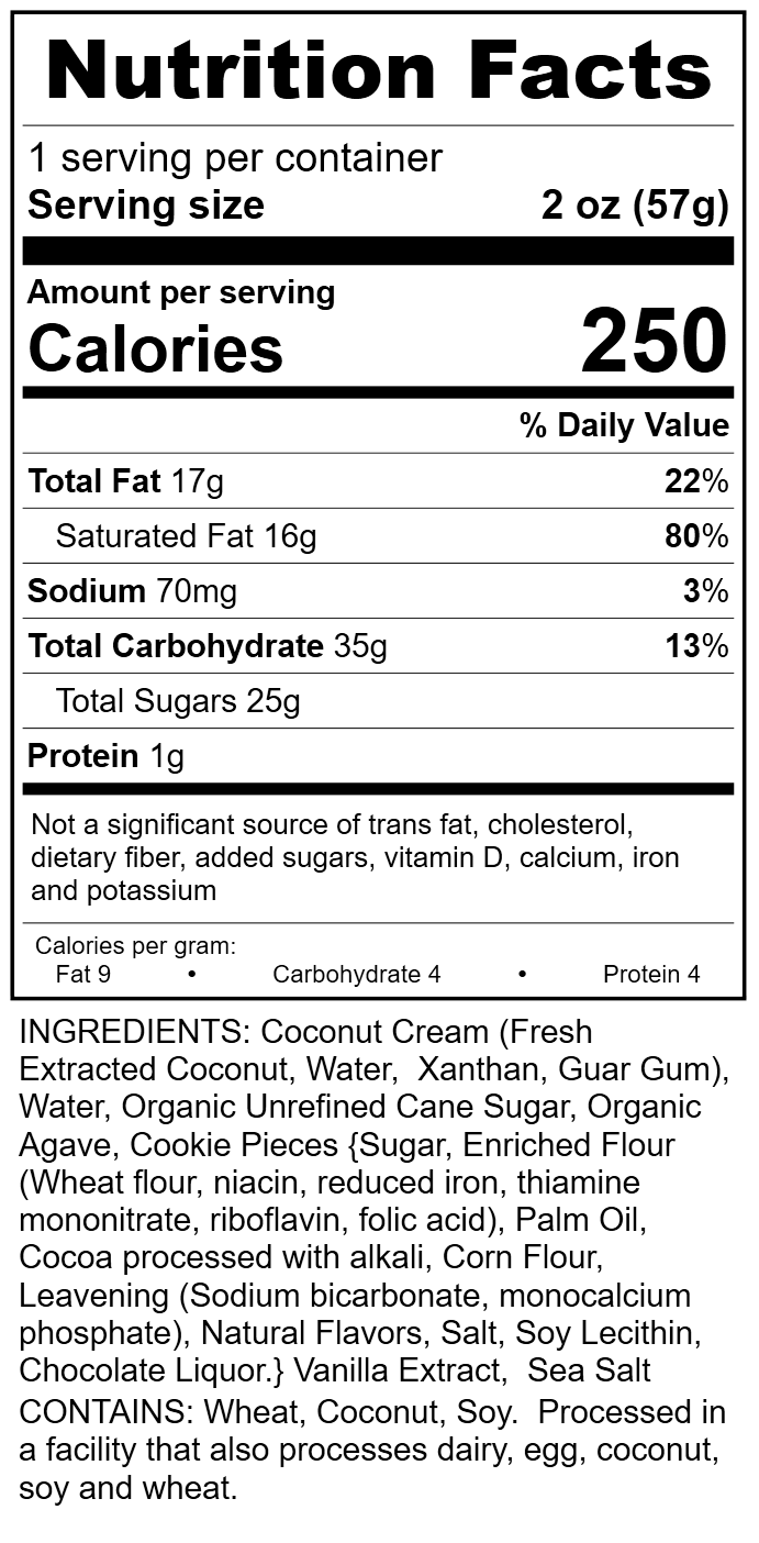 Freeze-Dried Vegan Ice Cream | Cookies + Cream Flavor