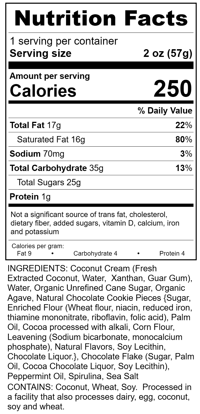Freeze-Dried Vegan Ice Cream | Grasshopper Pie Flavor