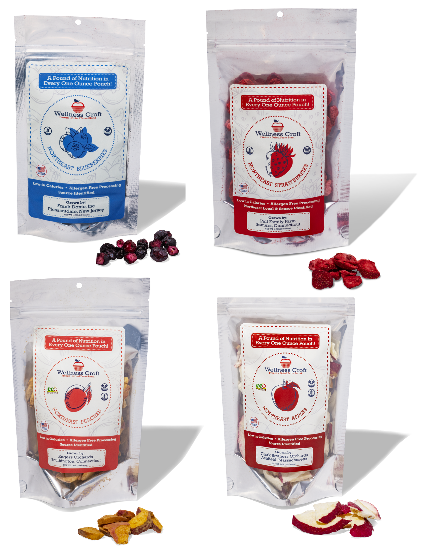 Freeze-Dried Fruit Basket Northeast Grown EcoCertified™ Monthly Subscription Basket