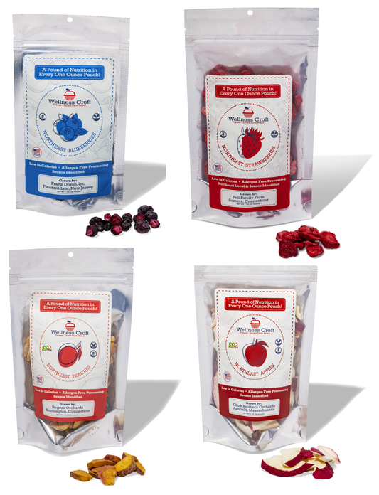 Freeze-Dried Fruit Basket with Northeast Grown & EcoCertified™ Fruits Monthly Subscription Basket
