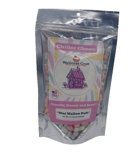 Freeze-Dried Marshmallow Minis  | Wellness Croft Mini Mallow Puffs