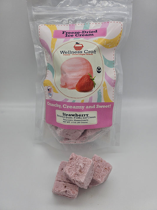 Freeze-Dried Plant Based Vegan Ice Cream | NEW FLAVOR!!! STRAWBERRY