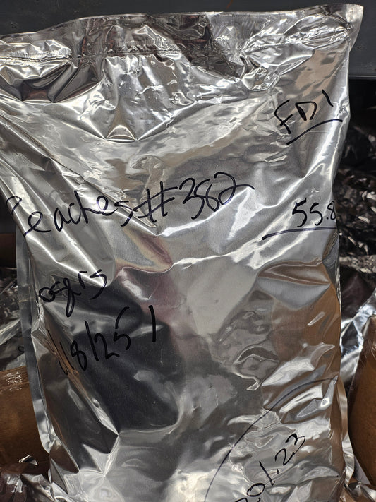 Bulk Local EcoCertified Freeze Dried Peaches 55.8oz