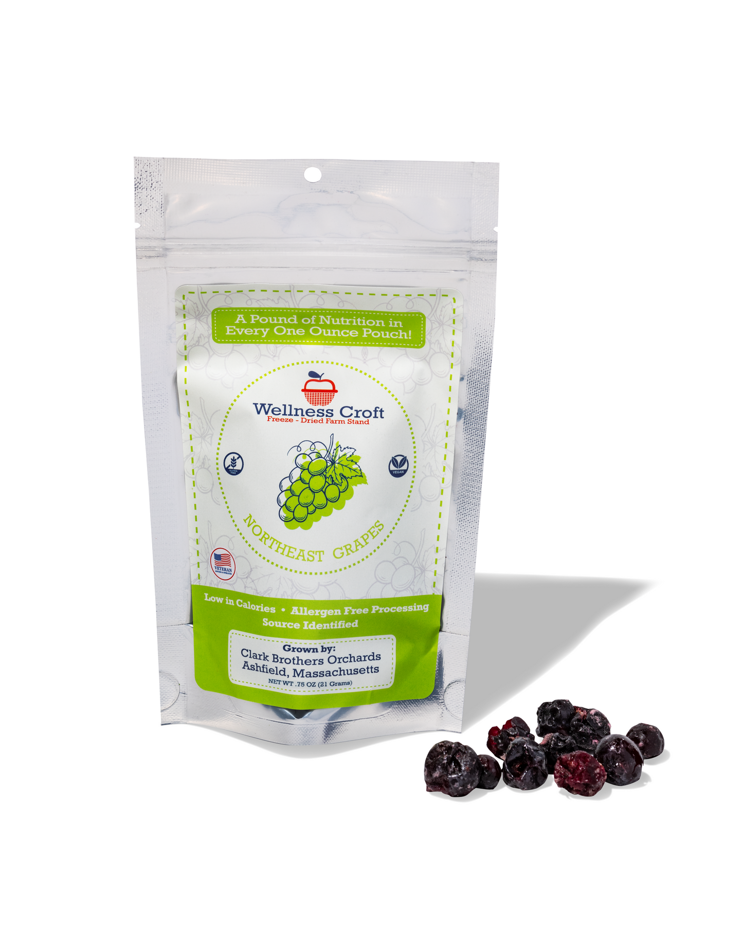 Freeze-Dried Grapes Mars Variety