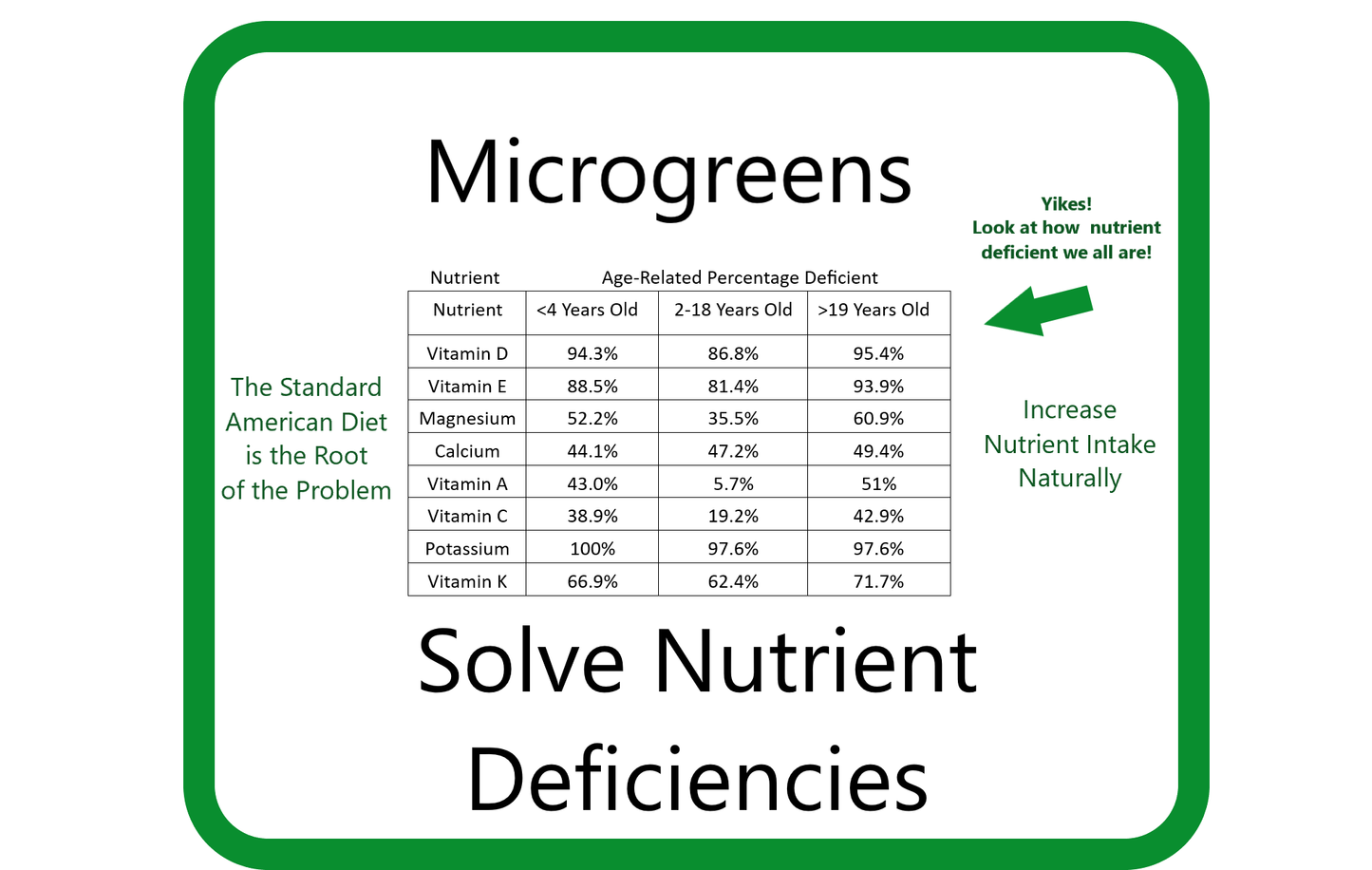 Freeze-Dried Powdered Microgreens Daily Wellness Blend
