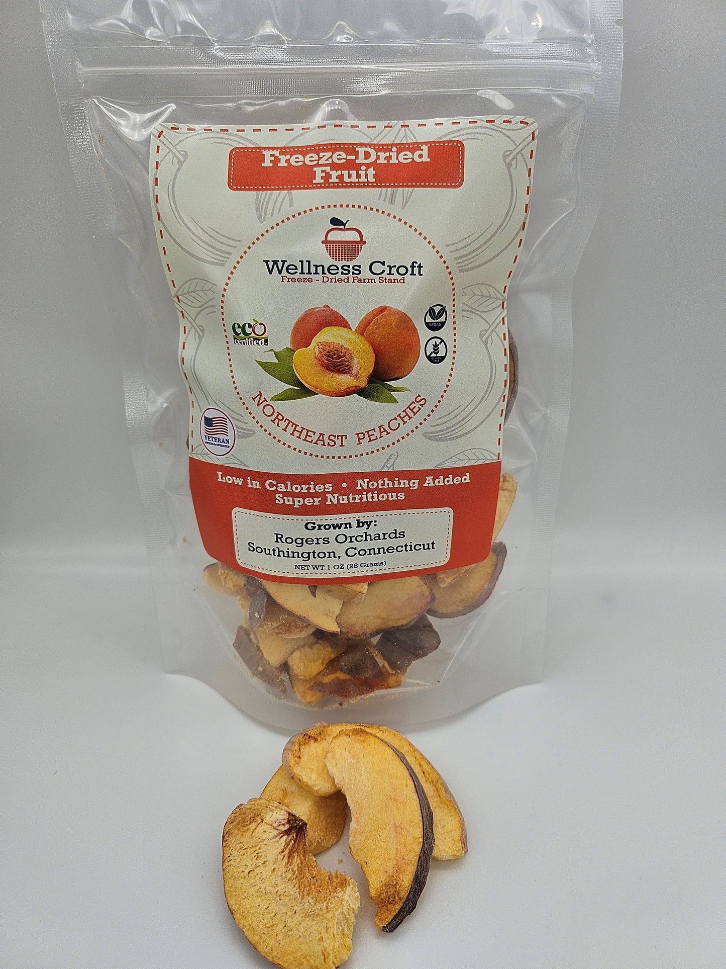 Freeze-Dried EcoCertified™ Peach Slices