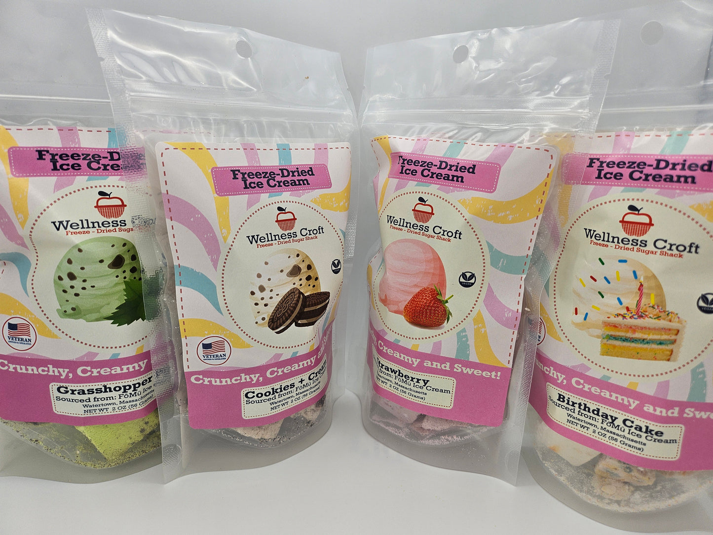 Freeze-Dried Plant Based Vegan Ice Cream | NEW FLAVOR!!! BIRTHDAY CAKE